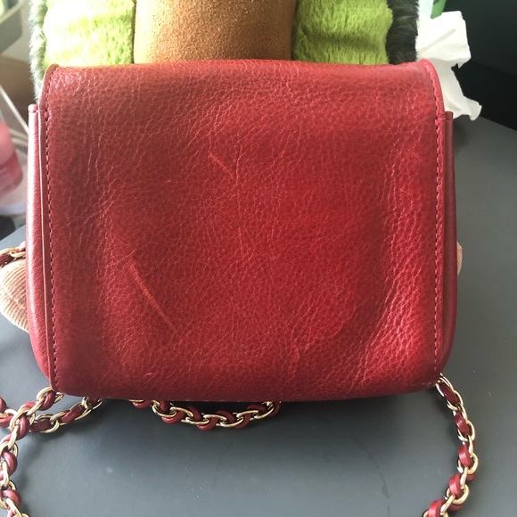 Mulberry Red Mini Lily Handbag - Picture 6 of 7
